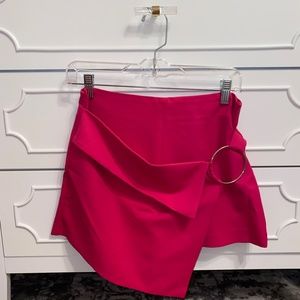 EUC Forever 21 O-Ring Faux Wrap Skort